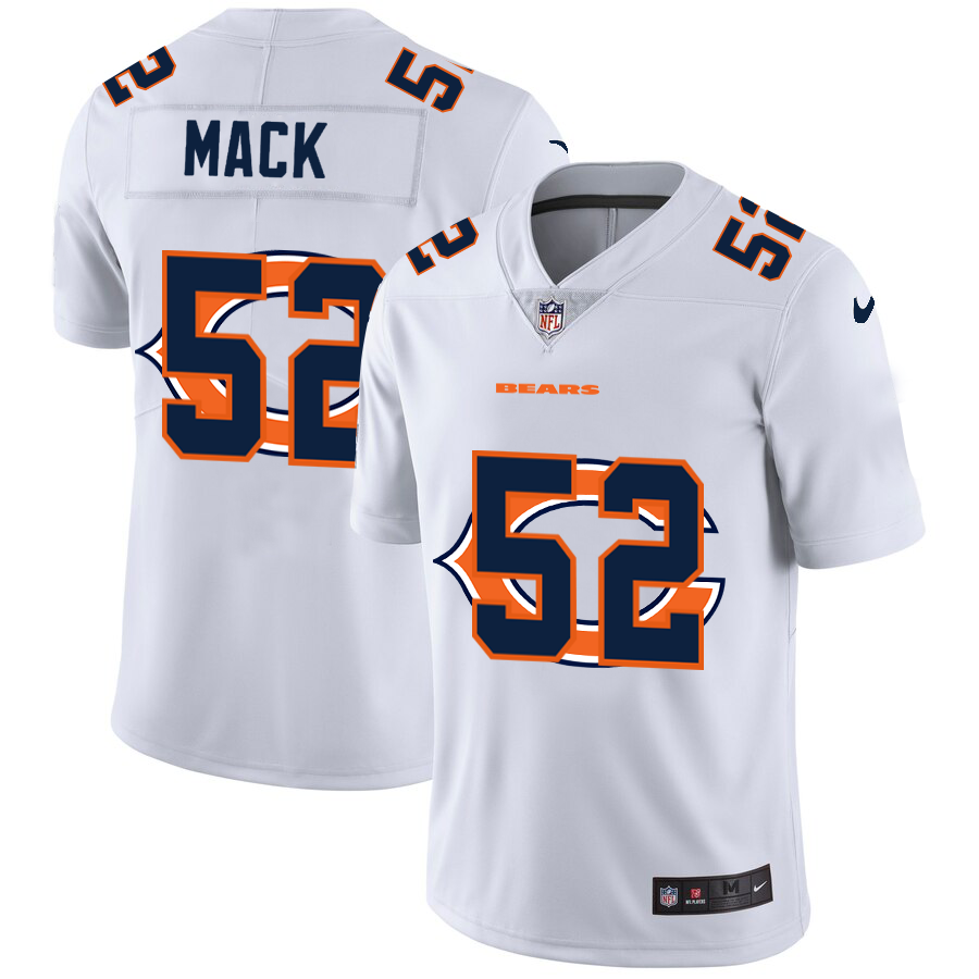2020 New Men Chicago Bears 52 Mack white Limited NFL Nike jerseys